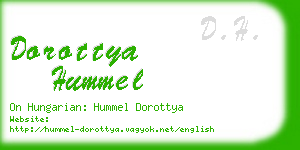 dorottya hummel business card